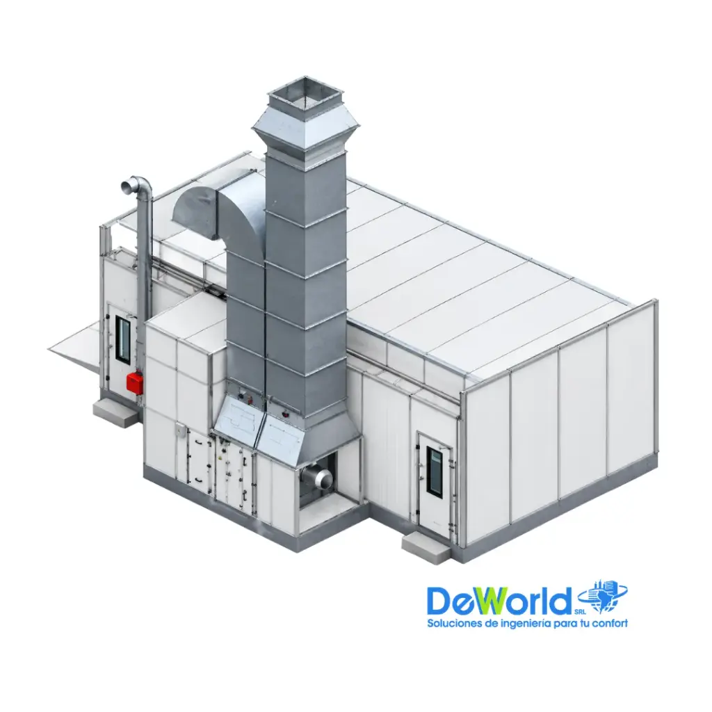Cabina de Pintura para Automóviles Automatizado CP-DW7000