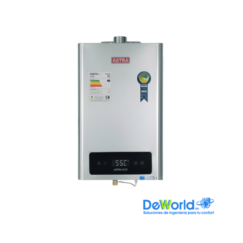Calefón ASTRA 13L GN TF, Ind. BR