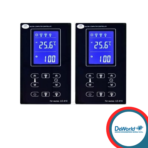 Termostato DUAL de control digital para Sauna Vapor LC-410