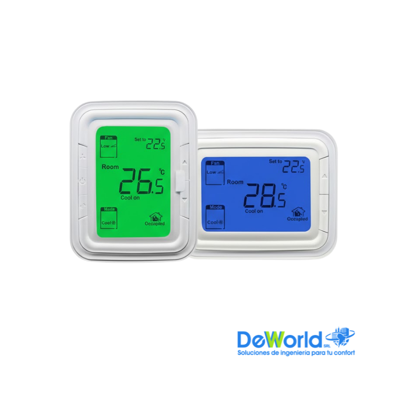 Termostato para Fancoil  T6861, 2 Tubos / 4 tubos, Ind. CN