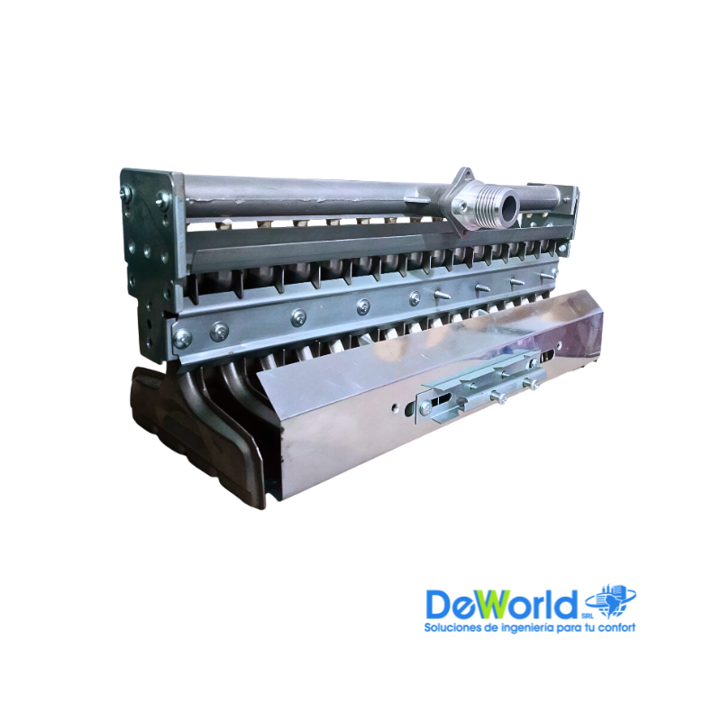 Quemador Atmosférico 15 Filas para gas GN Orificio 1,05mm, 28kW, Ind. CN