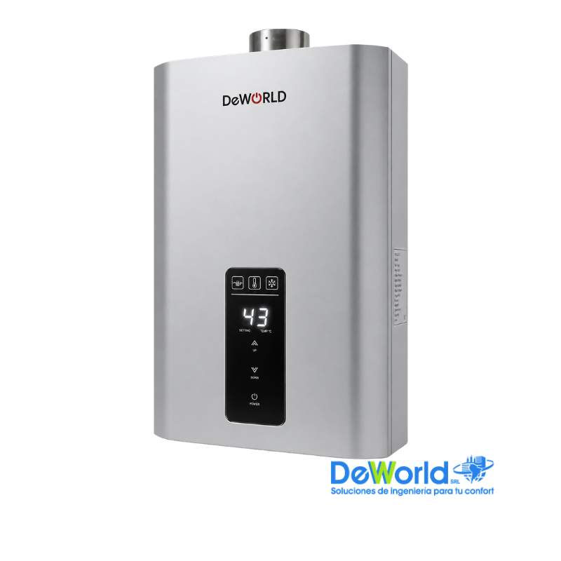 Calefón DEWORLD Tiro Forzado 8 L/min M8-L02