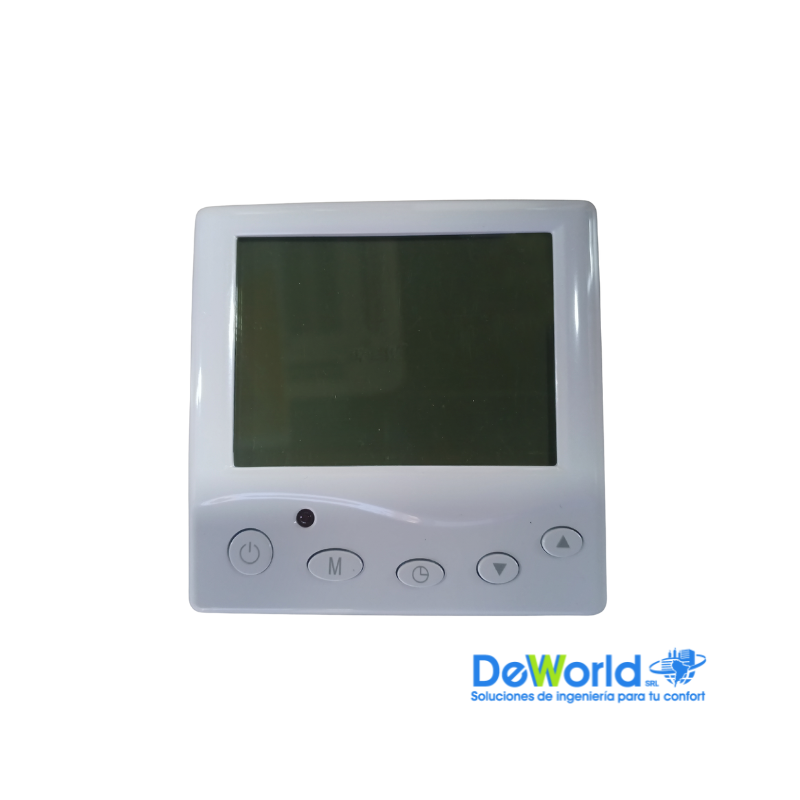 Termostato Ambiente para suelo radiante digital 220Vac, 50Hz