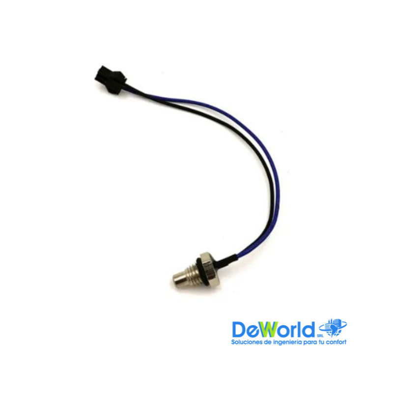 Sensor de Temperatura NTC de Dos Cables con Conector SM de Dos Pines