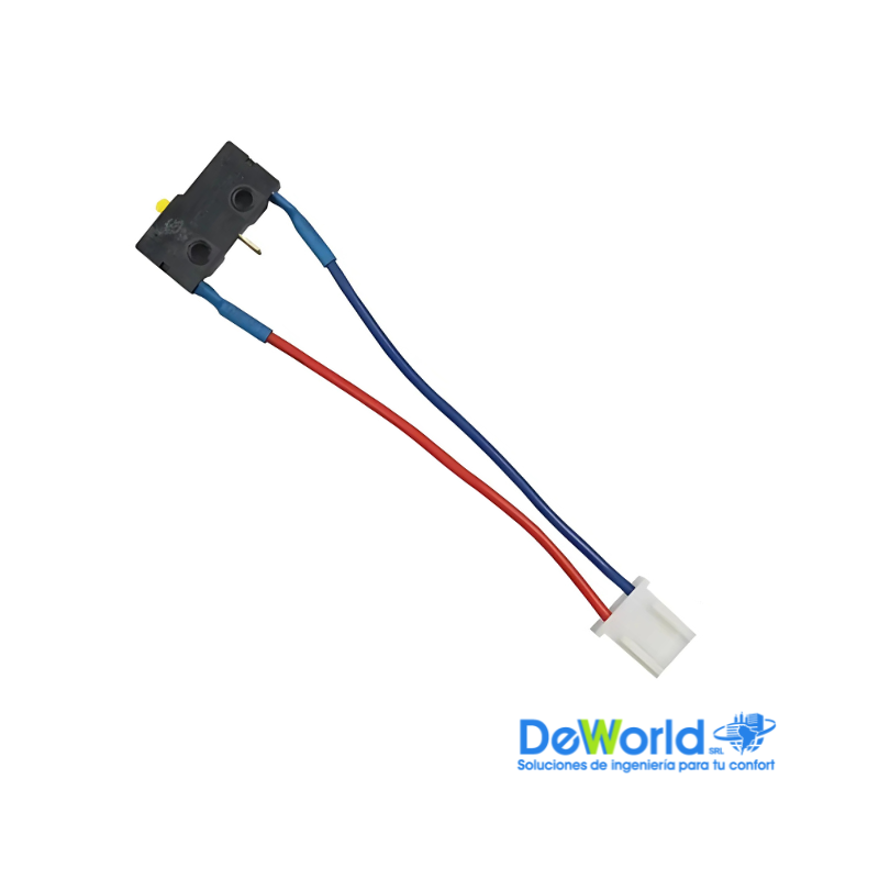 Microinterruptor MADEMSA de Dos Cables con Conector JST XH Macho de Tres Pines