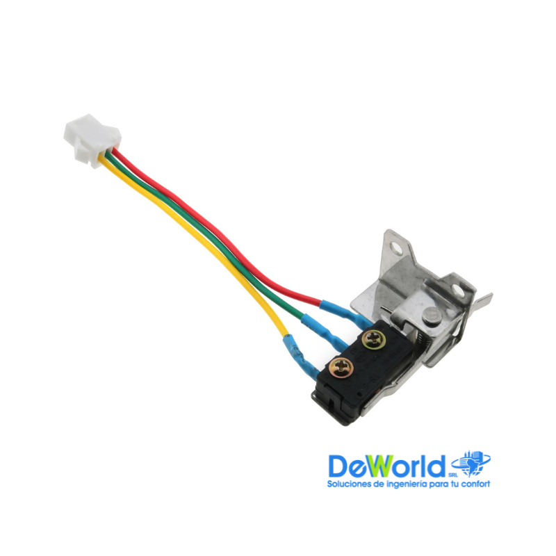 Microinterruptor con Soporte de Metal 
