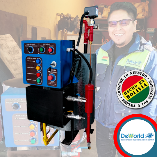 Generador de Vapor HYDRA 15 hasta 15m3, Ind. Bo