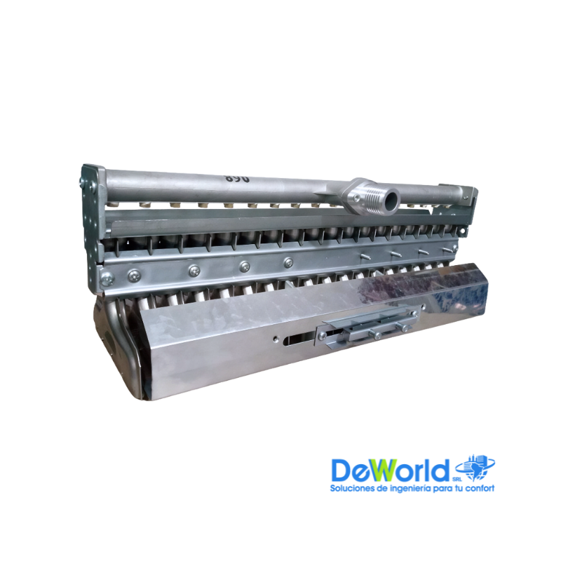 Quemador Atmosférico 18 Filas para gas GLP Orificio 0,68mm, 28kW, Ind. CN