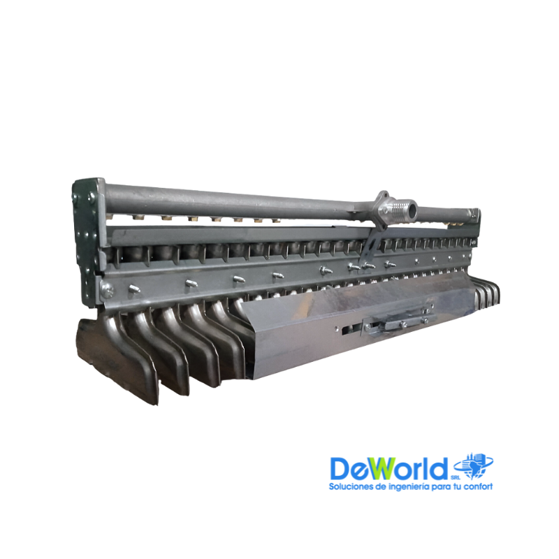 Quemador Atmosférico 25 Filas para gas GLP Orificio 0,68mm, 28kW, Ind. CN