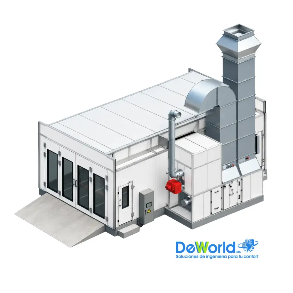 Cabina de Pintura para Automóviles Automatizado CP-DW6500