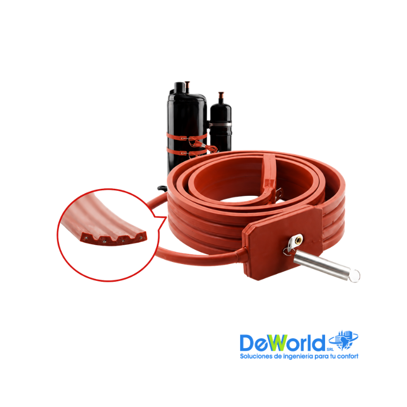 Correa de calefacción del cárter para compresores de aire acondicionado 30mmx400mm 