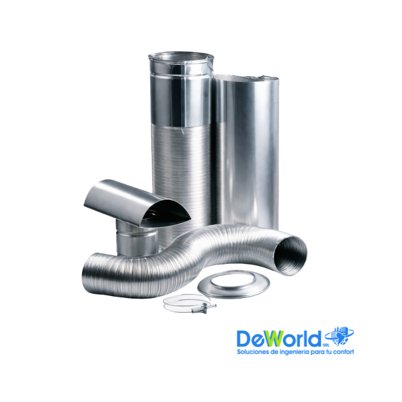 Kit de Chimenea / Ducto 90X150 para calefón