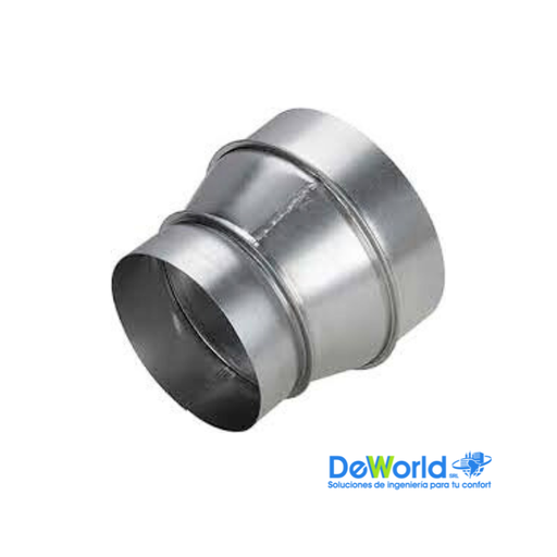 Ducto Reductor Circular (H-H) de 4" x 3" (100X75)
