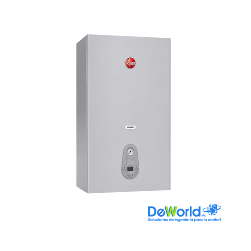 [360916253A] Caldera Mixta RHEEM RSR32C, Cámara Estanca Tiro Forzado GLP