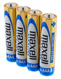 Baterías Alkalinas AAA, Maxell