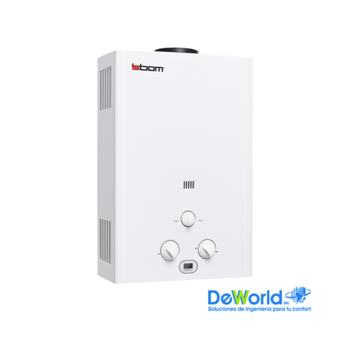 Calefón BLOOM 19L GN/GLP TF, Ind. CN