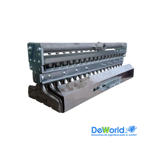 [GN18-1,05] Quemador Atmosférico 18 Filas para gas GN Orificio 1,05mm, 28kW, Ind. CN