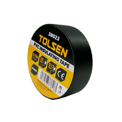 [38023] Cinta Aislante TOLSEN de 19 mm (9,15 m) Color Negro