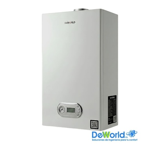 [SB1P20-G] Caldera Mixta DEWORLD de 20kW, Cámara Estanca Tiro Forzado GN / GLP