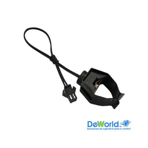 [85S16] Sensor de Temperatura NTC Con Sujeción de Dos Cables con Conector SM de Dos Pines