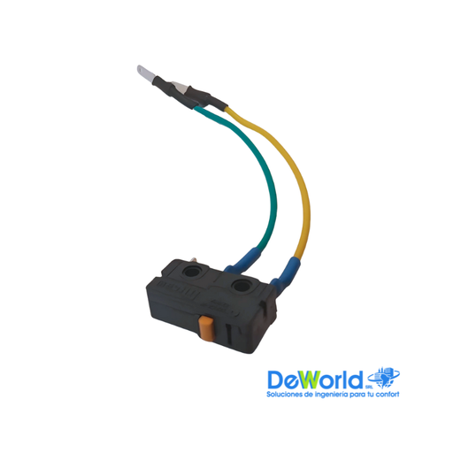 [85S26] Microinterruptor de Dos Cables con Dos Terminales Macho Plano  para Válvula Tonka