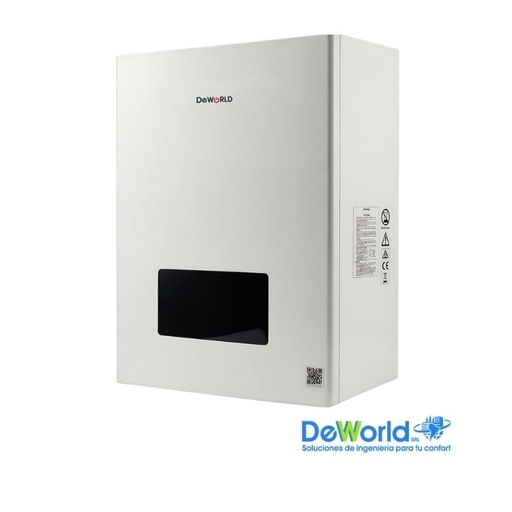 Caldera Mixta DEWORLD de 55kW, Cámara Estanca Tiro Forzado GN / GLP 