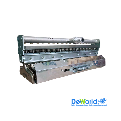 [GLP15-0,68] Quemador Atmosférico 15 Filas para gas GLP Orificio 0,68mm, 28kW, Ind. CN