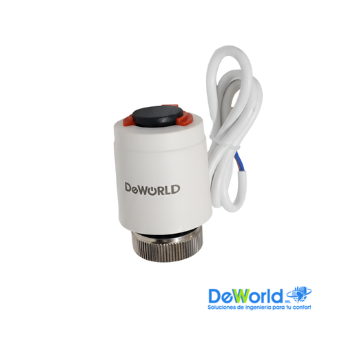 [H7012] Thermoactuador Eléctrico - Cabezal Electrotérmico Modelo H7012 DEWORLD, Ind. Asia