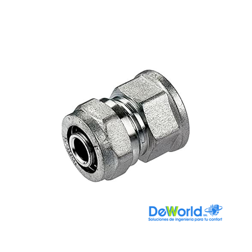 [CUP-S16PEX] Cupla S16x16 compresión para tubo PEXALPEX