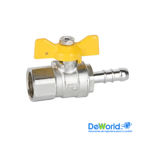 [3520 04] Válvula esfera recta gas H-Terminal 1/2", Genebre