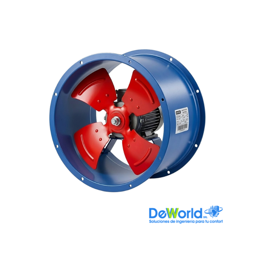 [41AFD1400] Ventilador tipo Tubo pared 4 Aspas, 4500m3/h, 3/4HP