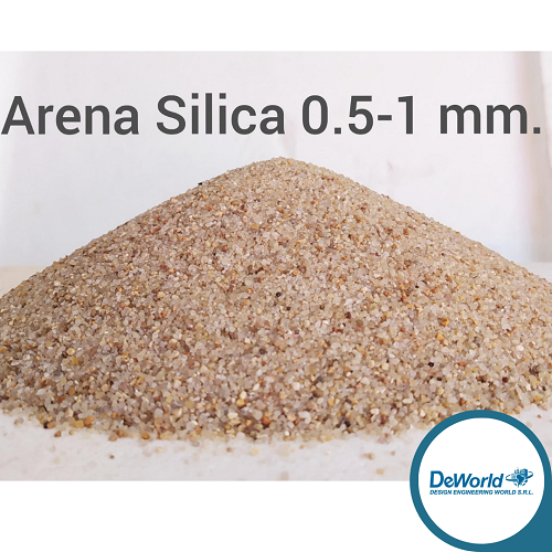 Descanso jaula prefacio Arena Silice 0.5 - 1 mm | DEWORLD