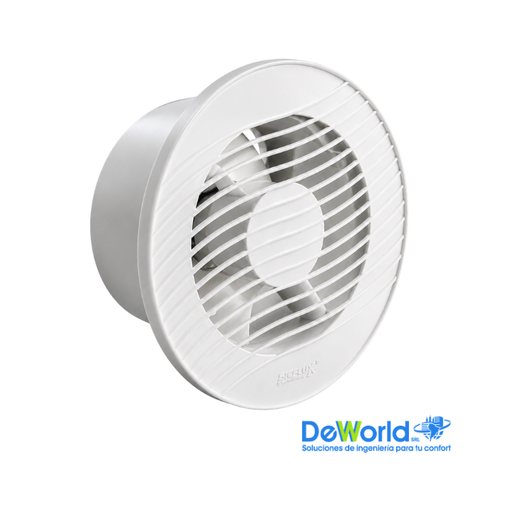[14549] Extractor SICFLUX de Baño y habitaciones MEGA 25, 250m3/h, Presión: 7mmca, 230VAC 50Hz, Ind. Brasil